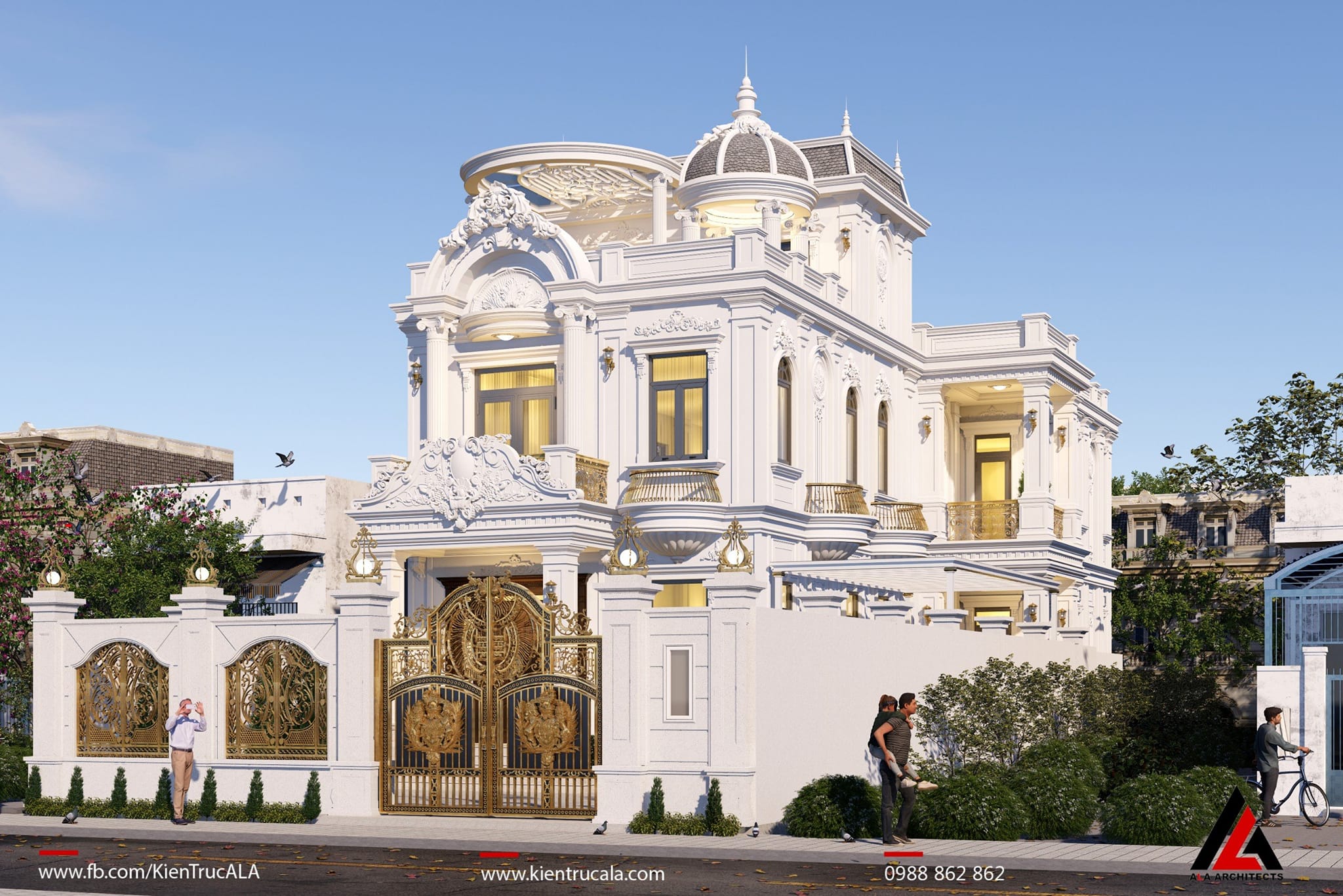 Nhà Phố Tân Cổ Điển