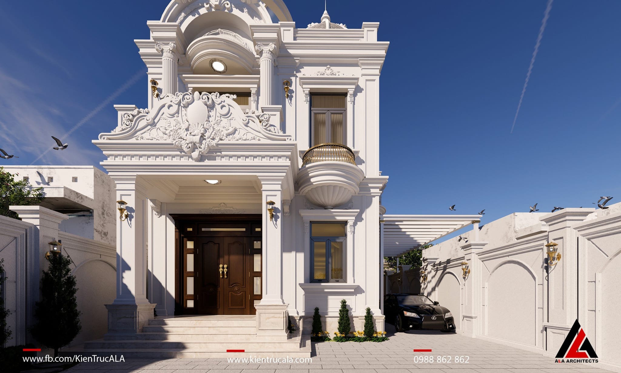 Nhà Phố Tân Cổ Điển